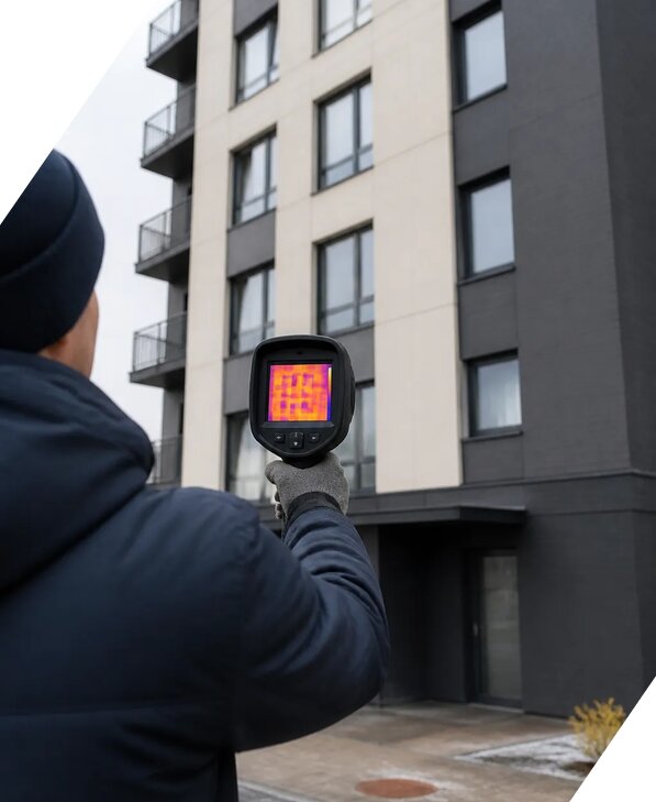 Тепловизионное обследование зданий в Холмске от 5136 р. | ЭкспертизаРоссия